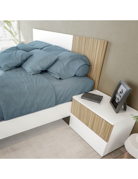 Cabezal + 2 mesitas Blanco Artik/Natur TEMPUS