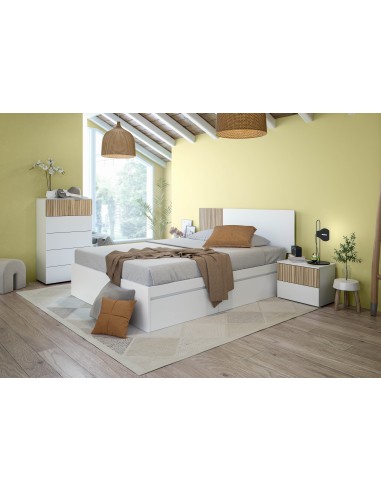 Cabezal + 2 mesitas Blanco...