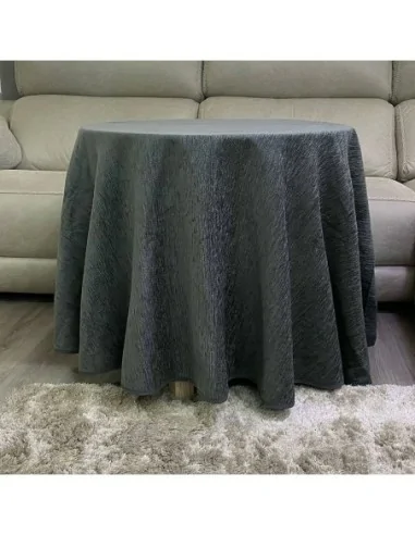 Ropa Mesa Redonda Chenilla Costura...