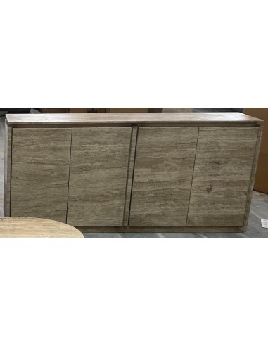 Buffet Madera Marmol 180x40x85 Travertino