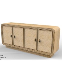 Buffet Madera Ratan 180x45x80