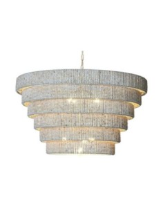 Lampara Techo Madera Hierro...
