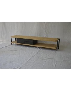 Mueble Tv Abeto Metal...
