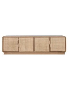 Mueble Tv Roble Ratan...