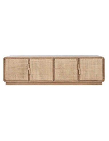 Mueble Tv Roble Ratan 157x40x46 Natural