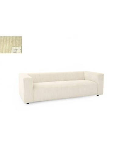 Sofa Poliester 224x95,5x66,5 Pana Crema