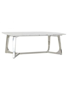 Mesa Centro Acero Marmol...