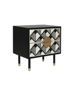 Mesita De Noche Hueso...