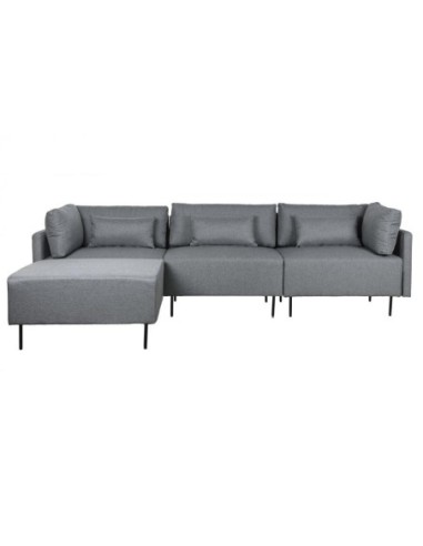 Sofa Poliester Metal 276x152,5x84 Gris