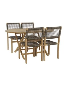 Mesa Set 5 Teca 150x90x75...