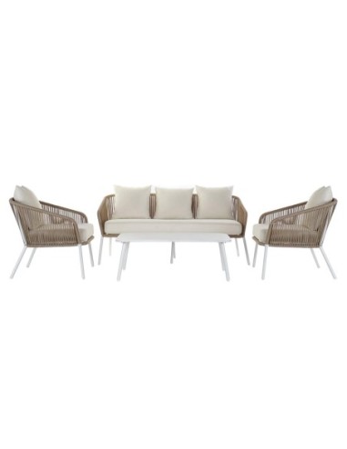 Sofa Set 4 Aluminio 151,5x72x70 Water Repellent