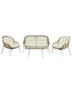 Sofa Set 4 Ratan Sintetico...