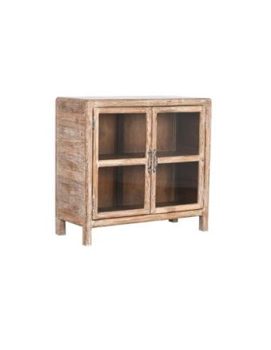 Aparador Teca Reciclada Cristal 90x38x85 32,60