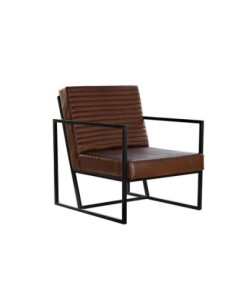 Butaca Piel Metal 75x89x90...