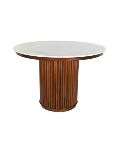 Mesa Comedor Marmol Metal 110x110x76...