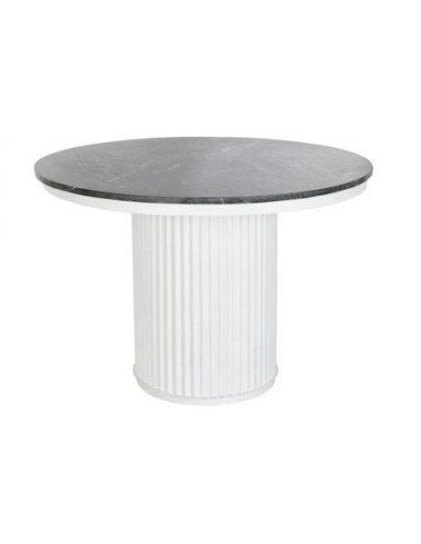 Mesa Comedor Marmol Metal 110x110x76...