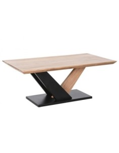 Mesa Centro Acacia Metal...