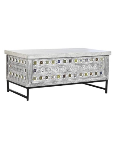 Mesa Centro Mango Metal 116x40x45 Gris