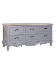 Mueble Tv Paulownia Mdf...