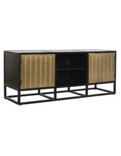 Mueble Tv Madera Metal...