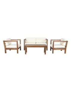 Sofa Set 4 Teca Algodon...