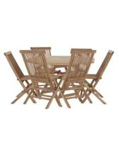 Mesa Comedor Set 7 Teca...