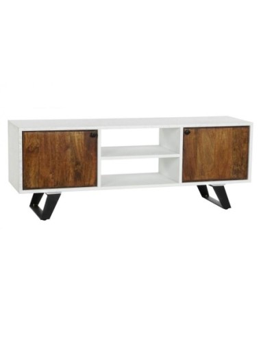 Mueble Tv Mango Metal 135x35x51 Blanco