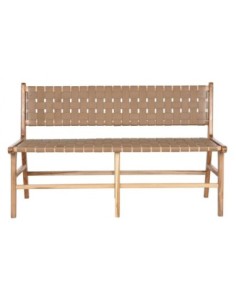 Banco Teca Piel 140x59x89...