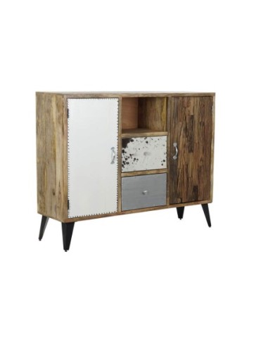 Buffet Mango Metal 140x40x111 Marron