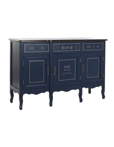 Buffet Paulownia 120x48x90 Azul Marino