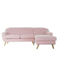 Sofa Poliester Rubberwood...