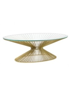 Mesa Centro Acero Cristal...