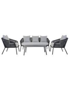 Sofa Set 4 Aluminio...