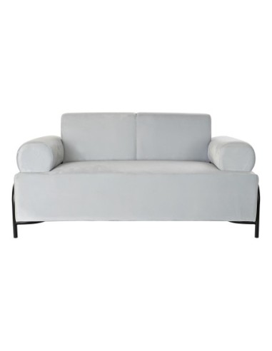 Sofa Poliester Metal 154x76x76 Azul Celeste