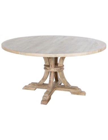 Mesa Redonda Comedor Madera Maciza...