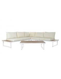 Sofa Set 4 Acero Poliester...
