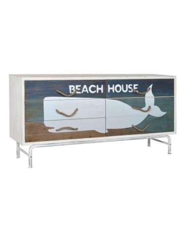 Buffet Madera Metal 160x40x82,5 Ballena Multicolor