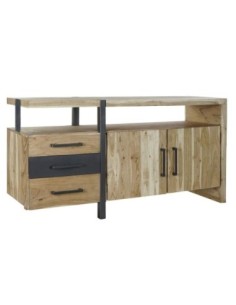 Buffet Acacia Metal...