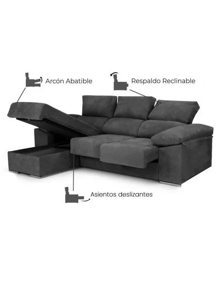 Canapé Chaiselonge Opcional