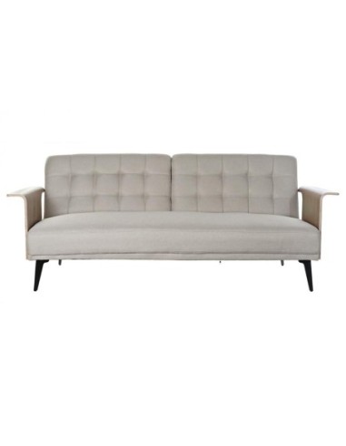 Sofa Cama Eucalipto Metal 203x87x81 Beige