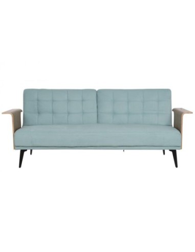 Sofa Cama Eucalipto Metal 203x87x81 Verde Menta