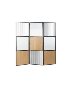 Biombo Metal Cristal...