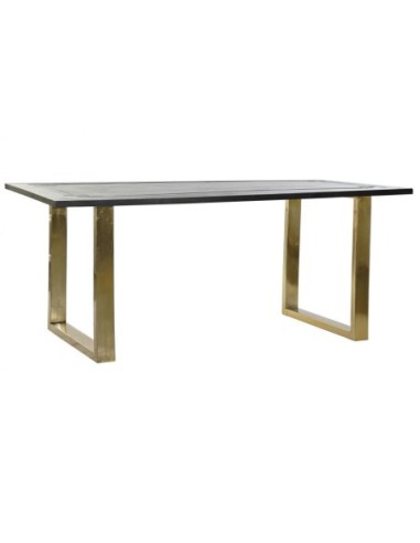 Mesa Comedor Mango Metal 180x89x75 Negro