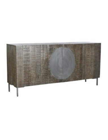 Buffet Mango Metal 180x40x80 Circulo Marron Oscuro