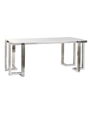 Mesa Comedor Acero Cristal 180x90x76...