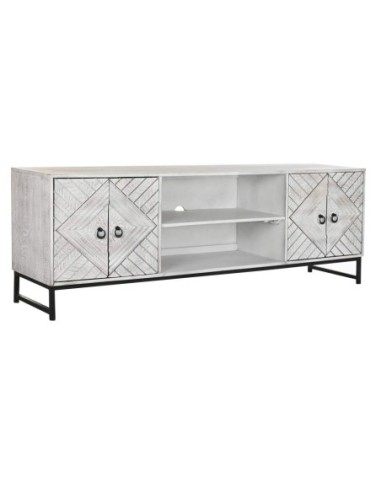 Mueble Tv Mango Metal 180x40x60 Blanco