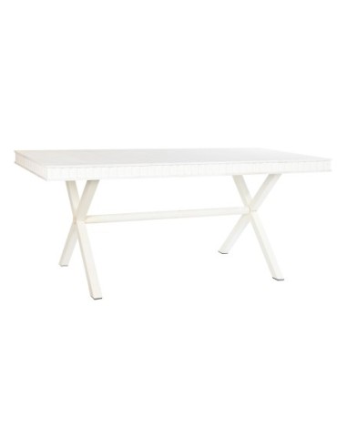 Mesa Comedor Mango Metal 180x90x76 Rombo Blanco