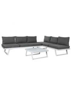 Sofa Set 3 Metal Poliester...