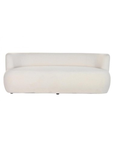 Sofa Poliester 193x80x73 Borreguito Blanco