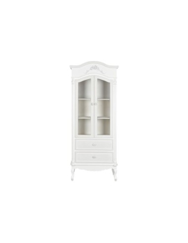 Vitrina Madera Cristal 76x39x193 24,00 Blanco